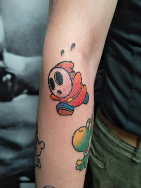 Ruhrpott styleink Tattoo Super Mario geist.jpg